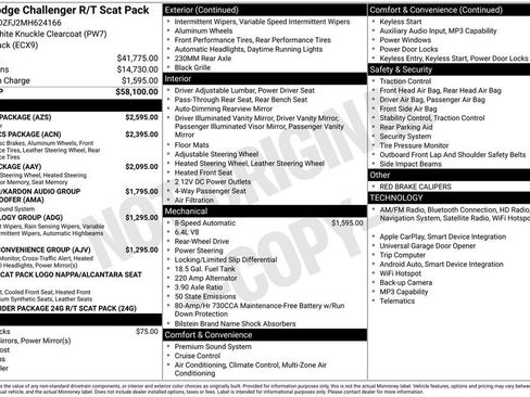 Used 2021 Dodge Challenger R/T Scat Pack w/ Shaker Package RWD image 44