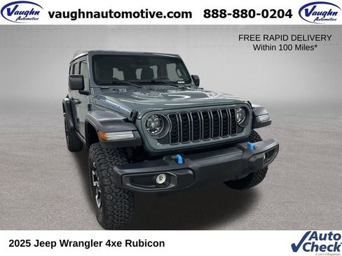 Used 2025 Jeep Wrangler Unlimited Rubicon 4xe w/ Safety Group AWD/4WD image 1