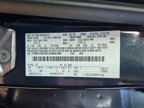 Used 2018 Ford Escape SEL image 30