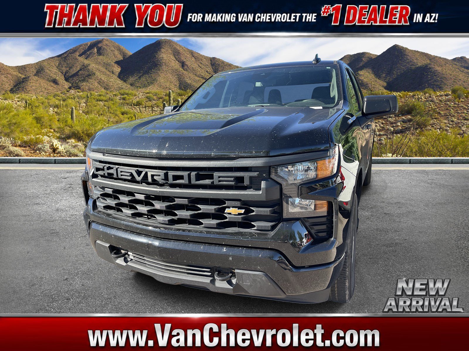 Certified 2024 Chevrolet Silverado 1500 Custom AWD/4WD image 1