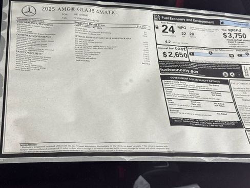 New 2025 Mercedes-Benz GLA 35 AMG AMG GLA 35 image 30