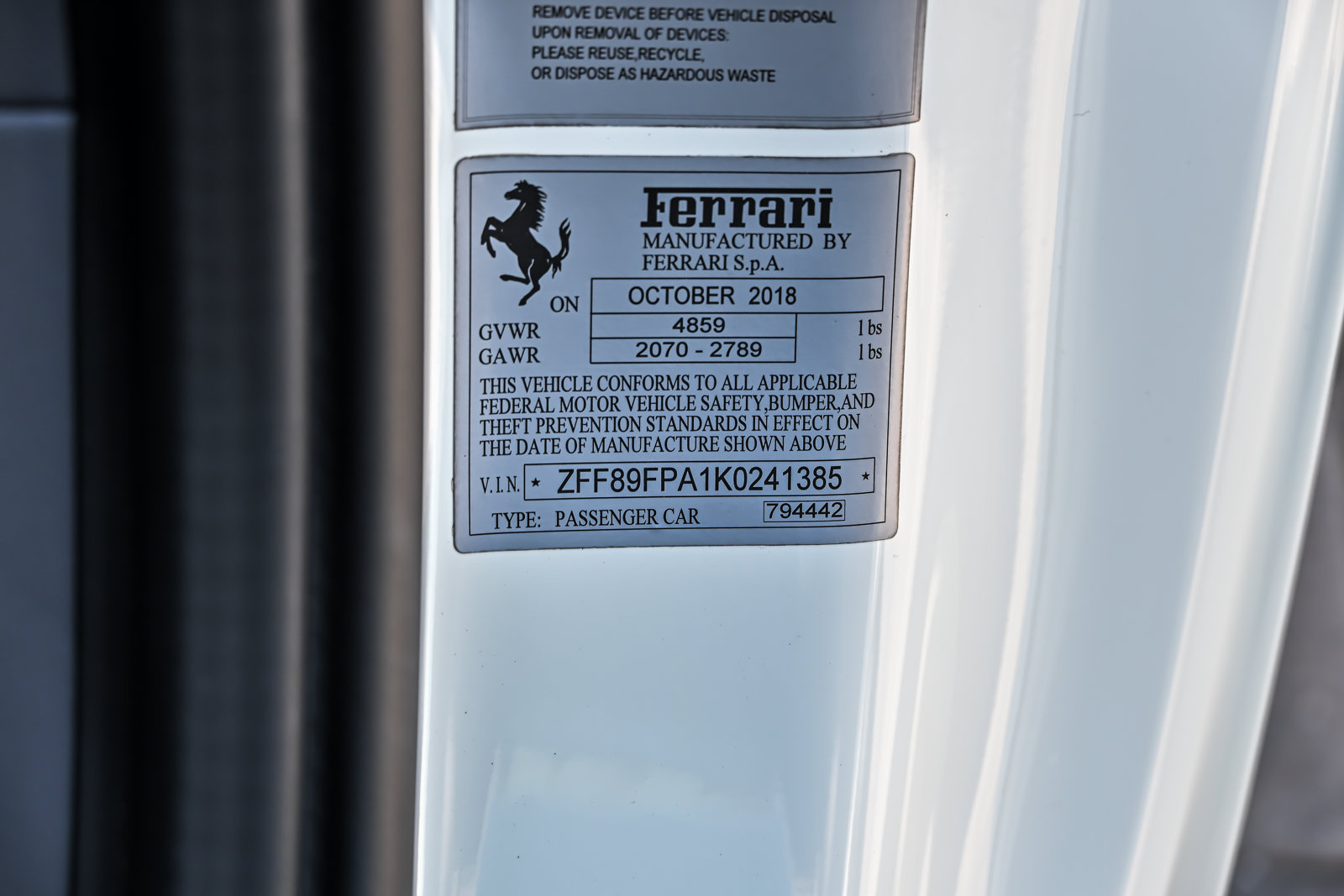 Used 2019 Ferrari Portofino RWD image 51