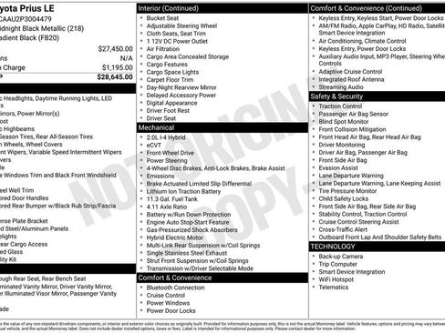 Used 2023 Toyota Prius LE image 27