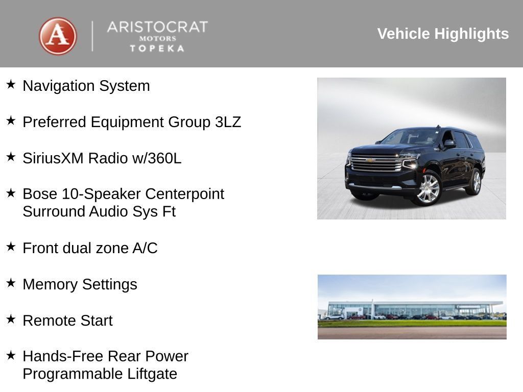 Used 2023 Chevrolet Tahoe High Country AWD/4WD image 2