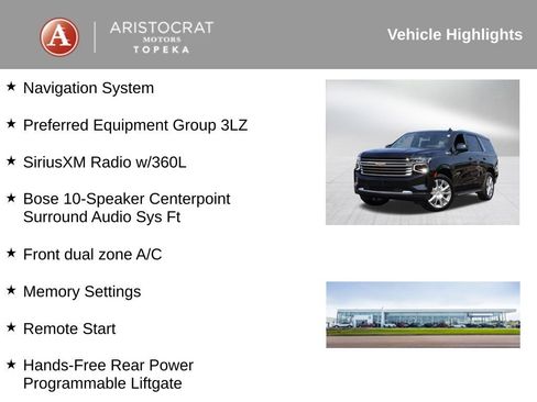Used 2023 Chevrolet Tahoe High Country AWD/4WD image 2