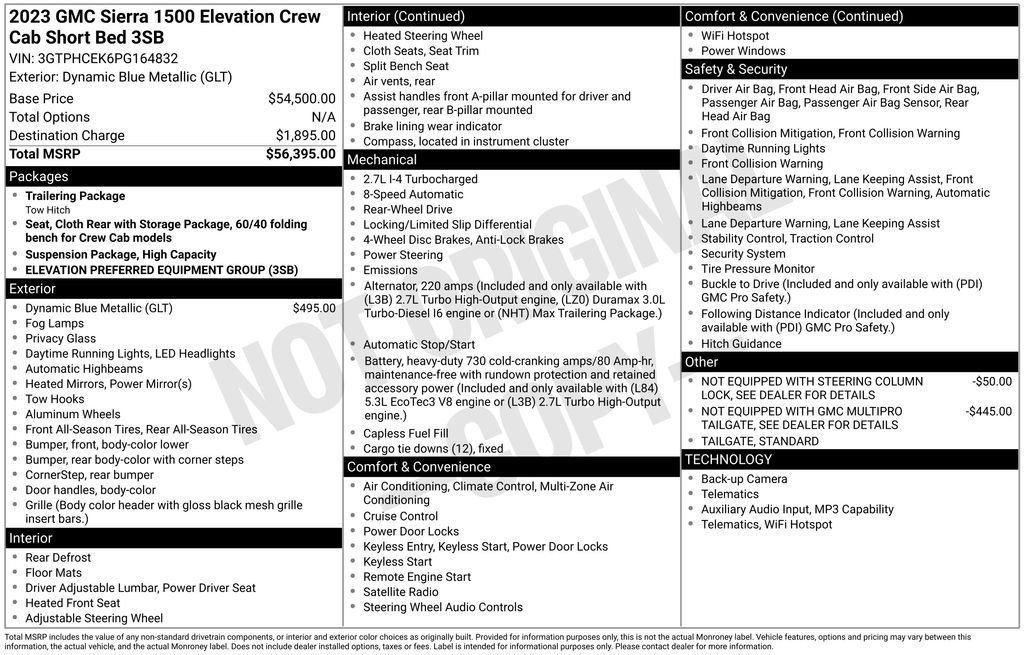 Used 2023 GMC Sierra 1500 Elevation RWD image 6