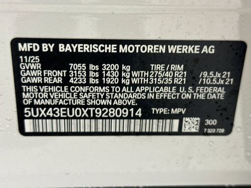 New 2026 BMW X5 xDrive50e w/ M Sport Package image 19