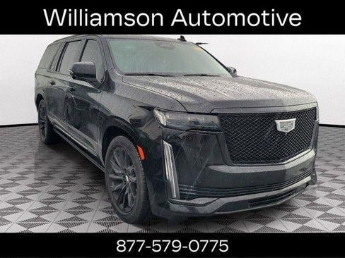 Used 2021 Cadillac Escalade ESV Sport w/ Driver Assist Tech Package RWD image 1