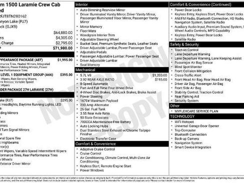 Used 2026 RAM 1500 Laramie w/ Sport Appearance Package AWD/4WD image 8