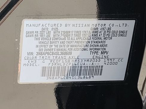 Used 2025 Nissan Kicks SV AWD/4WD image 15