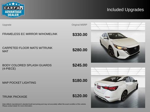 Used 2024 Nissan Sentra SV w/ Trunk Package FWD image 3