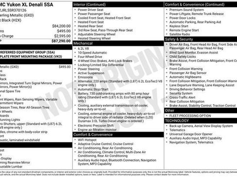 Used 2025 GMC Yukon XL Denali AWD/4WD image 3
