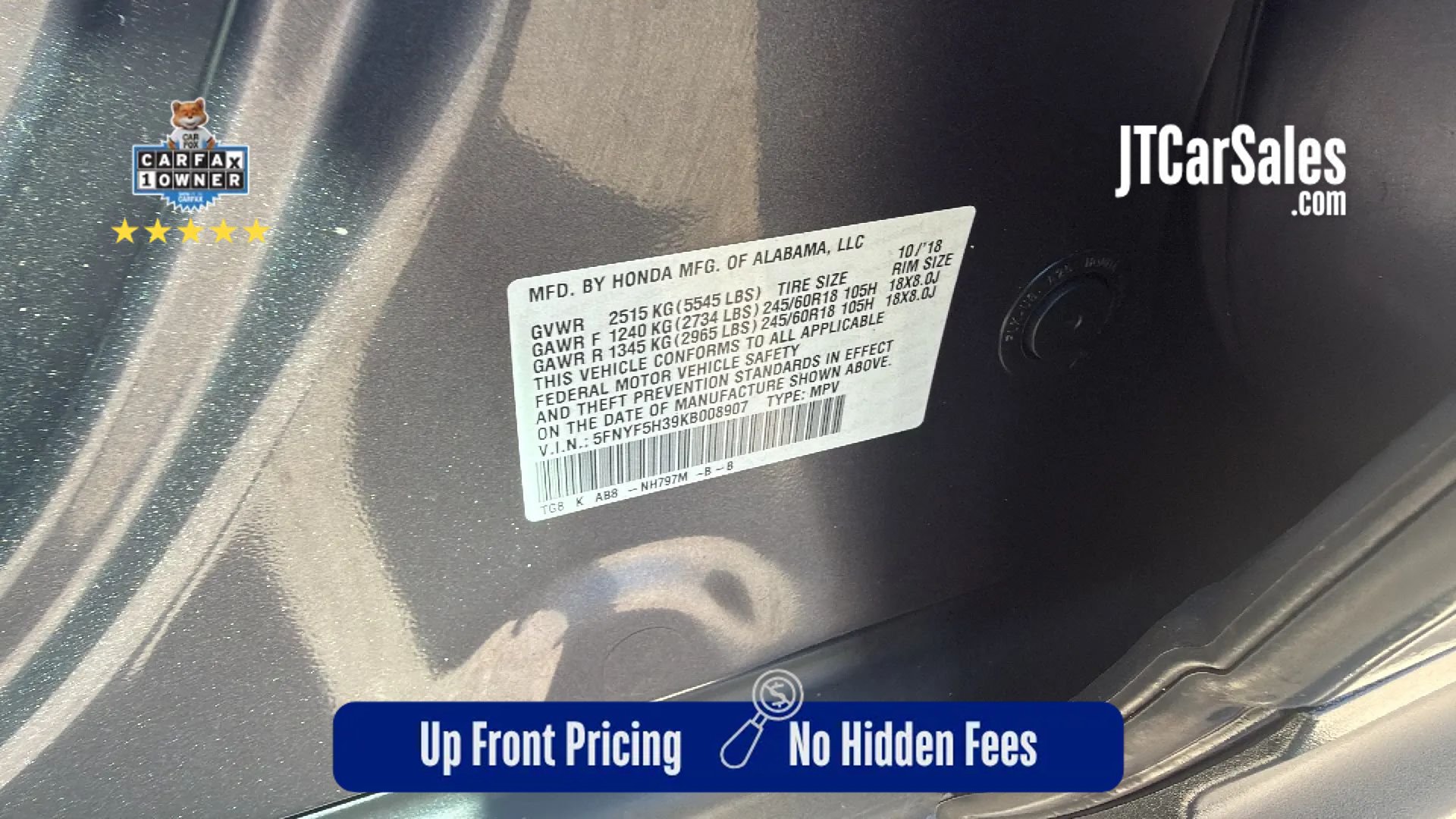 Used 2019 Honda Pilot EX image 24