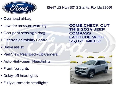 Used 2024 Jeep Compass Latitude AWD/4WD image 27