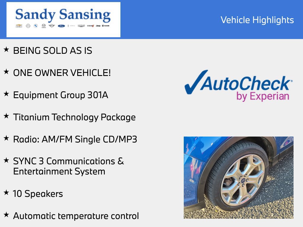 Used 2017 Ford Escape Titanium w/ Equipment Group 301A FWD image 8
