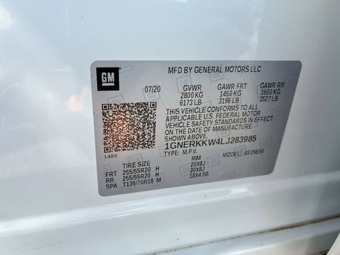 Used 2020 Chevrolet Traverse Premier w/ LPO, Floor Liner Package image 35