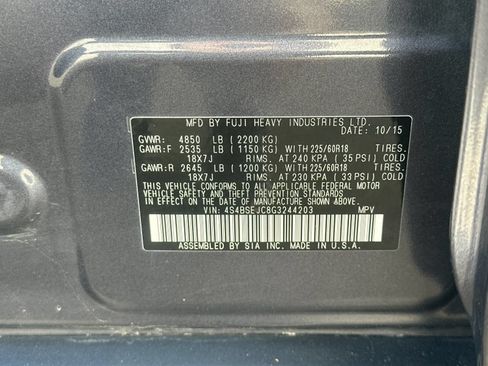 Used 2016 Subaru Outback 3.6R Limited w/ Protection Package #1 AWD/4WD image 34