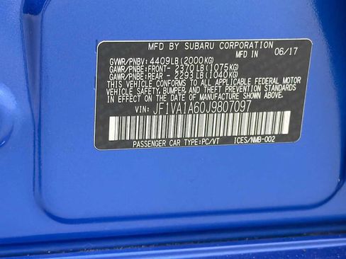 Used 2018 Subaru WRX AWD/4WD image 11