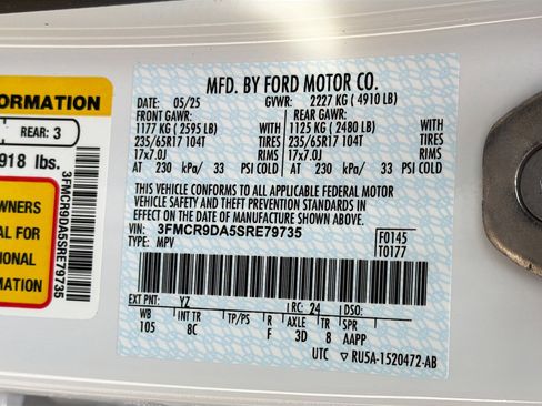 Used 2025 Ford Bronco Sport Badlands w/ Sasquatch Badlands Package image 42