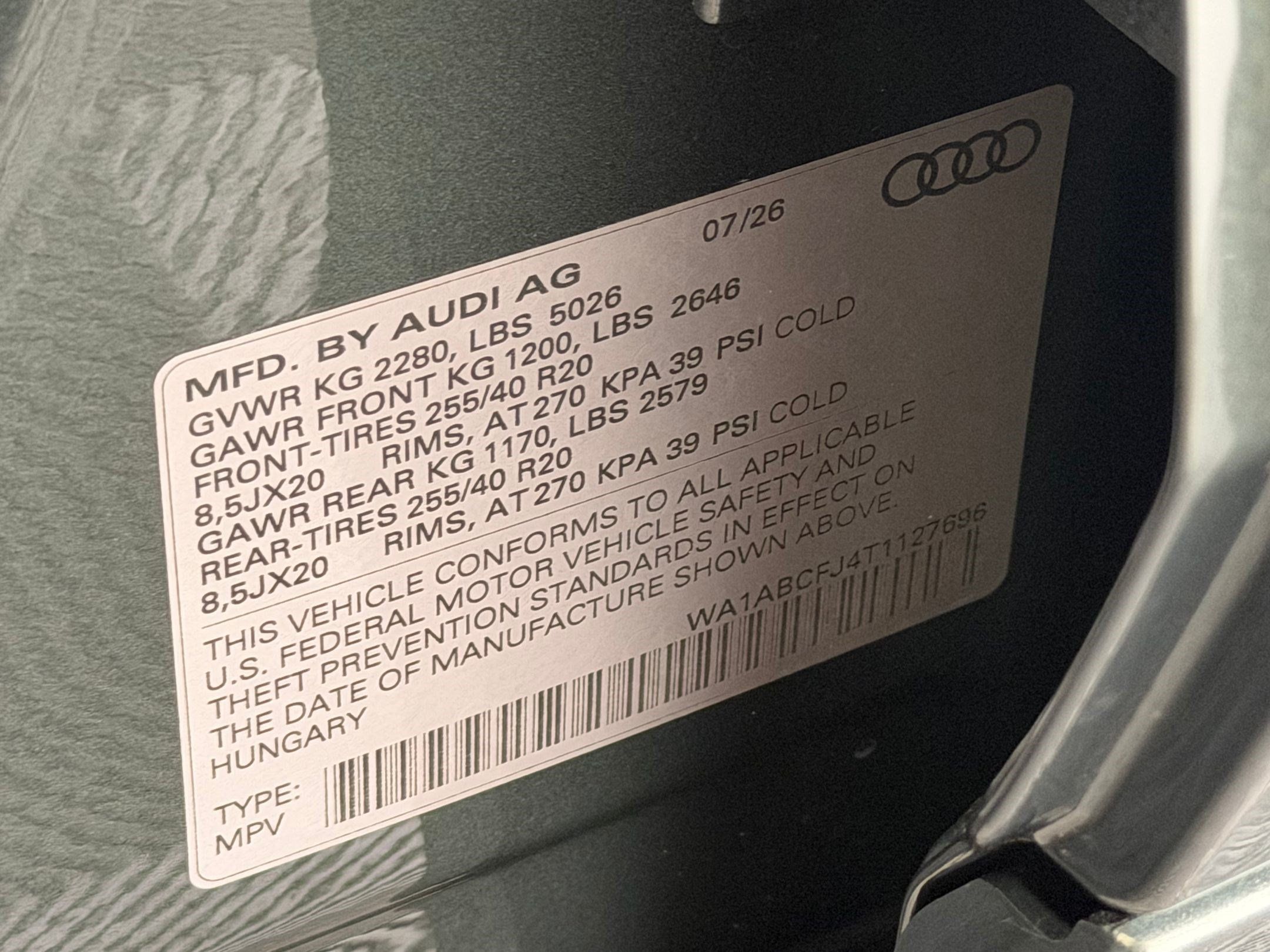 New 2026 Audi Q3 quattro 2.0T AWD/4WD image 26