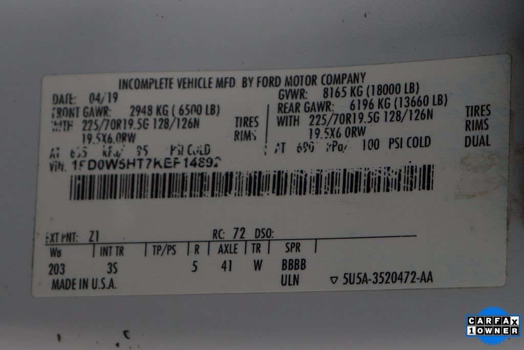 Used 2019 Ford F550 4x4 Crew Cab Super Duty image 45