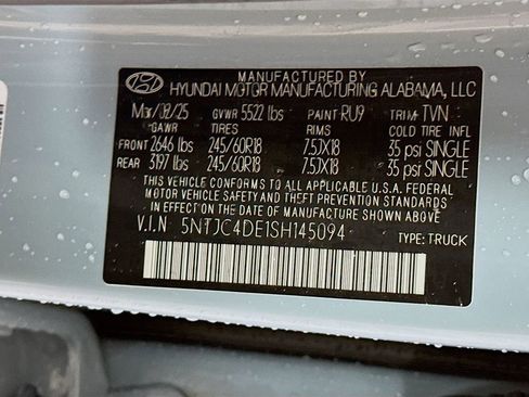 Certified 2025 Hyundai Santa Cruz SEL FWD image 36