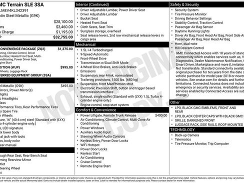 Used 2019 GMC Terrain SLE w/ Driver Convenience Package FWD image 5