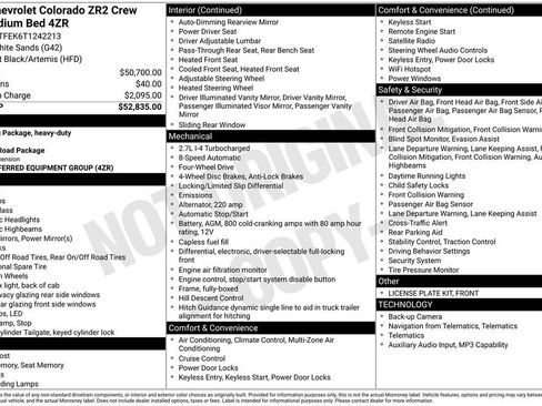 New 2026 Chevrolet Colorado ZR2 AWD/4WD image 6