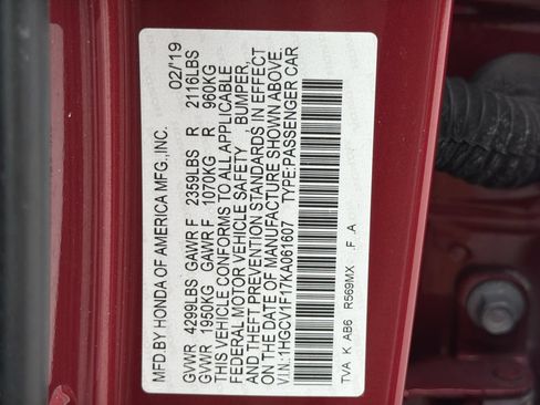 Used 2019 Honda Accord LX image 26