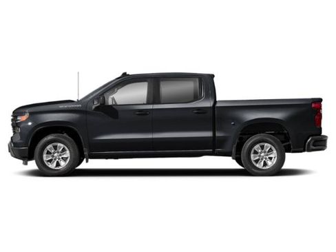 Used 2025 Chevrolet Silverado 1500 Custom w/ Turbomax Blackout Package AWD/4WD image 3