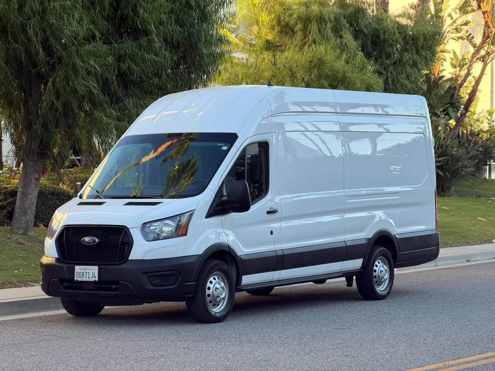 Used 2023 Ford Transit 350 148 High Roof Extended AWD w/ Fleet Safety Package image 1