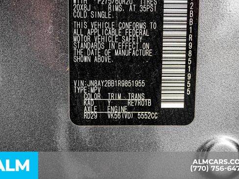 Used 2024 Nissan Armada SL w/ Midnight Edition Package image 69