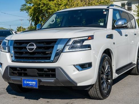 Used 2022 Nissan Armada Platinum w/ Captain's Chairs Package image 2