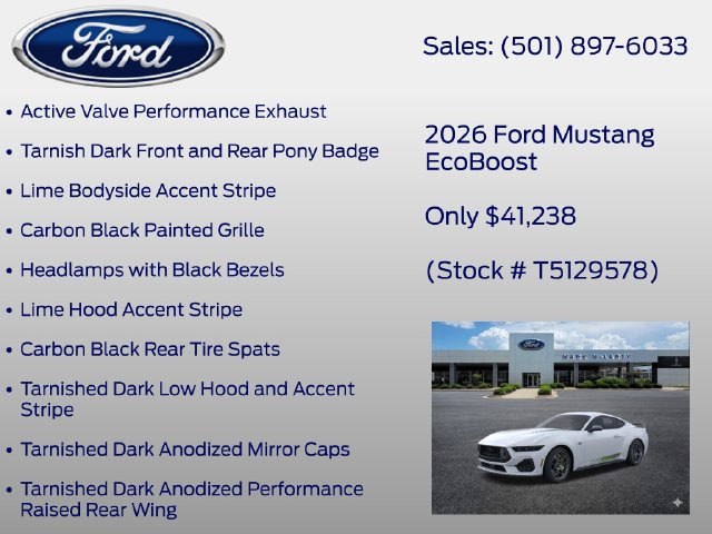 New 2026 Ford Mustang Coupe w/ Mustang RTR Package RWD image 28