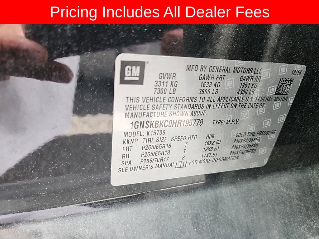 Used 2017 Chevrolet Tahoe LT w/ Max Trailering Package AWD/4WD image 30