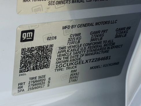 New 2026 Chevrolet Silverado 1500 LTZ AWD/4WD image 29
