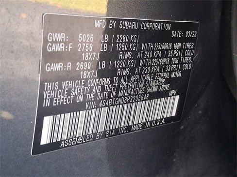 Used 2023 Subaru Outback Limited XT image 27