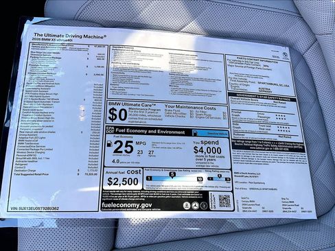New 2026 BMW X5 sDrive40i w/ Climate Comfort Package RWD image 19