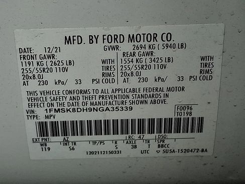 Used 2022 Ford Explorer XLT w/ Equipment Group 202A image 28