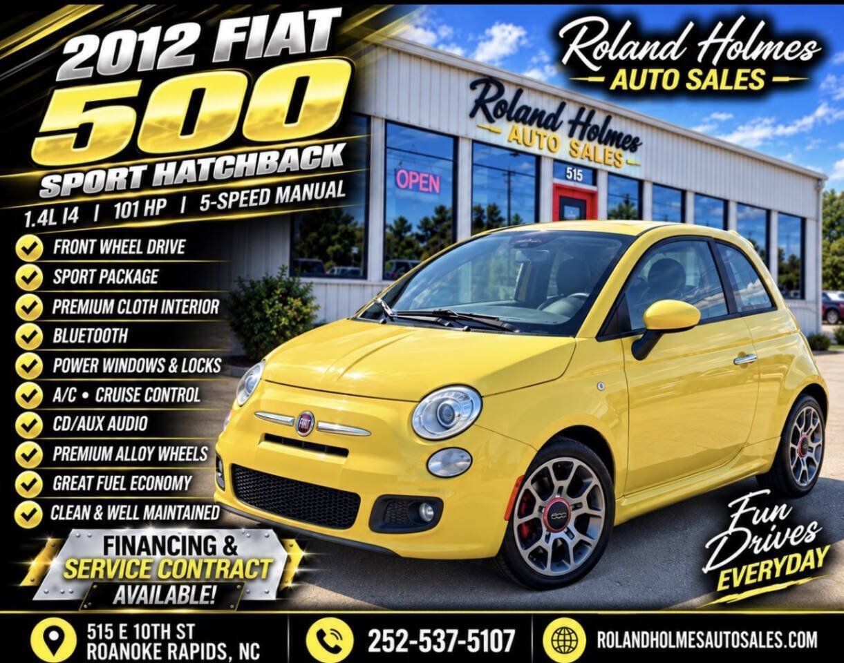 Used 2012 FIAT 500 Sport w/ Safety & Convenience Pkg FWD image 1