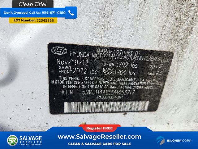 Used 2013 Hyundai Elantra GLS w/ Preferred Pkg FWD image 16