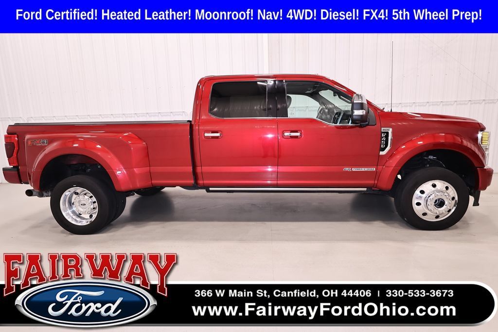 Certified 2020 Ford F450 Platinum w/ FX4 Off-Road Package AWD/4WD image 1