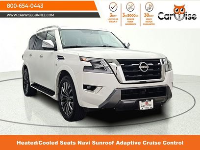 Used 2021 Nissan Armada Platinum w/ Captain's Chairs Package