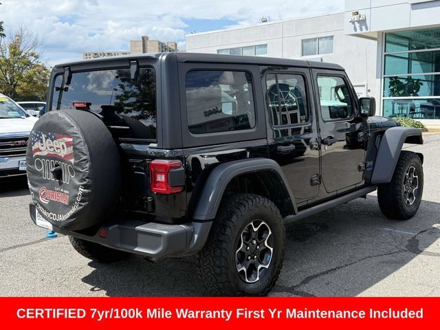 Certified 2022 Jeep Wrangler Unlimited Rubicon 4xe AWD/4WD image 3
