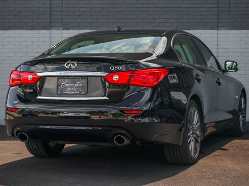 Used 2016 INFINITI Q50 Red Sport 400 AWD/4WD image 5