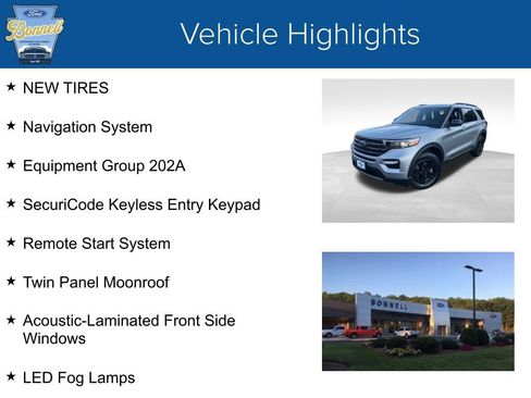 Certified 2022 Ford Explorer XLT w/ Equipment Group 202A image 7