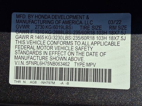 Used 2022 Honda Odyssey EX-L image 27