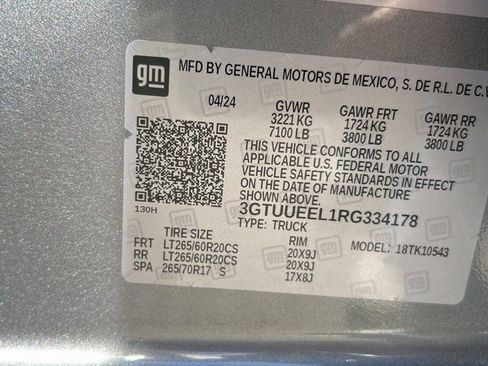 Used 2024 GMC Sierra 1500 AT4 w/ Technology Package image 15