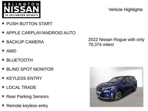 Certified 2022 Nissan Rogue SV AWD/4WD image 7
