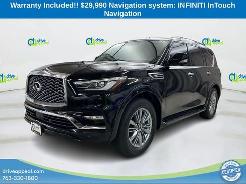Used 2021 INFINITI QX80 Luxe AWD/4WD image 2